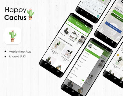 Happy Cactus - Mobile shop app