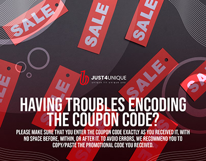 Having troubles encoding the coupon code?