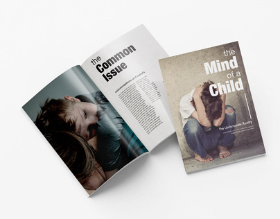 Child Mental health Magazine Layout