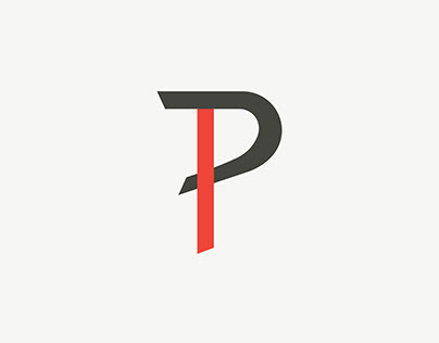 letter D and P modern logo design