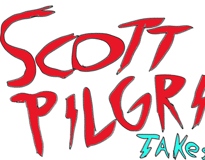 Scott Pilgrim tittle lock up, white variant