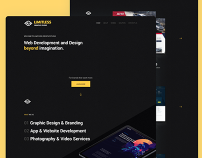 Limitless Creative Studio Web Design