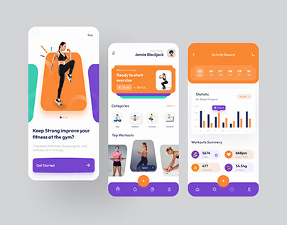 Fitness - Workout Training App UI