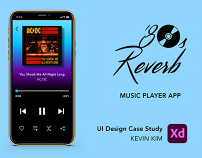 '80s Reverb - Music Player App