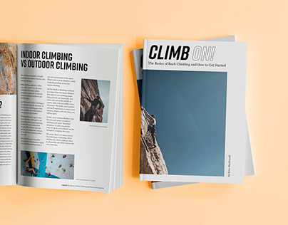 CLIMB ON! | Editorial Design