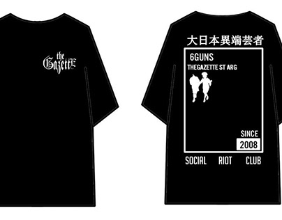 T Shirt Design- The GazettE ST Arg