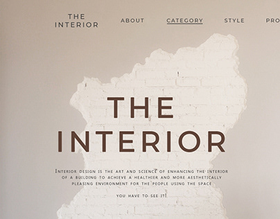 Developing an interior web site (concept)
