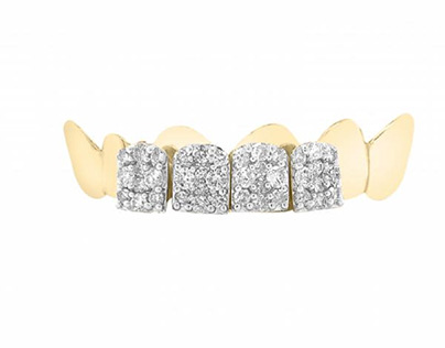 Categorically Designed Teeth Grill - Exotic Diamonds