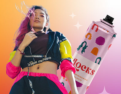 'Locks' brand design: Dry shampoo for girls on the go!