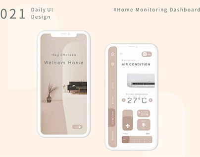 DailyUI_021_Home Monitoring Dashboard