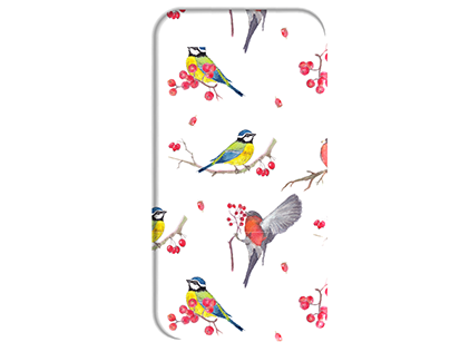 Birdies phone case white
