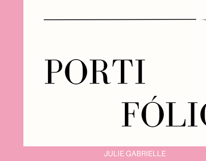 Portifólio - julie gabrielle