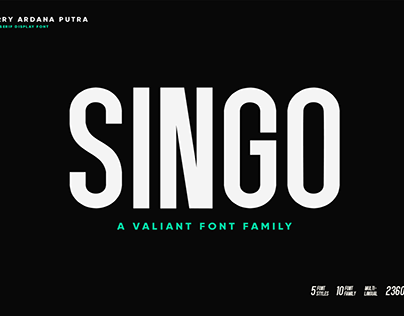 Singo - Sans Display Font