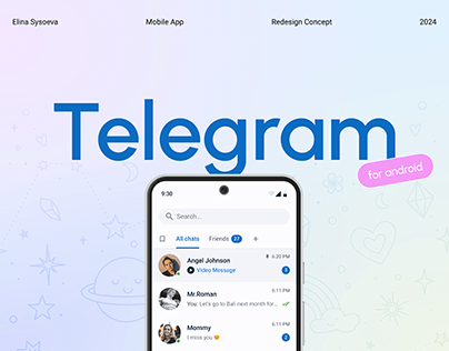 Telegram | Mobile App | UX/UI Redesign