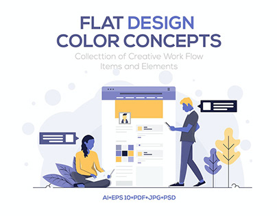 Modern Flat design people and Business concepts