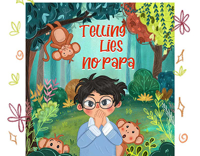 Telling Lies No papa -Children's Book