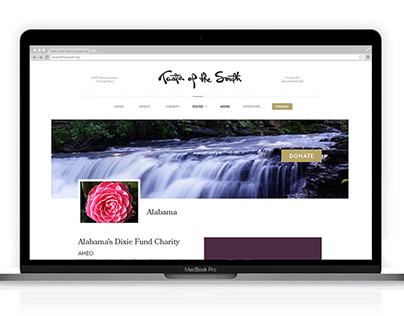 Taste of the South Website Redesign