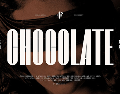 Chocolate Elegant Sans Serif Font Typeface