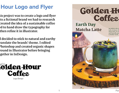 Golden Hour Logo Design and Flyer