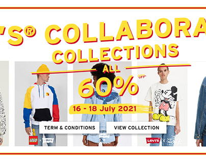 HEADER WEBSITE LEVI'S COLLABORATION COLLECTION