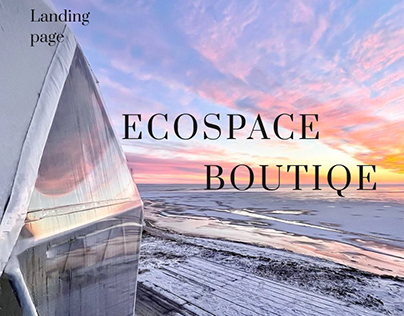 Ecospace Boutiqe Landing page