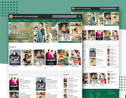 Bangladesh Film Censor Board web template design