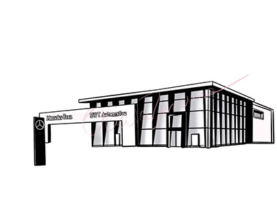 Digital szkic budynku