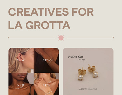 Creatives for La Grotta Jewellery