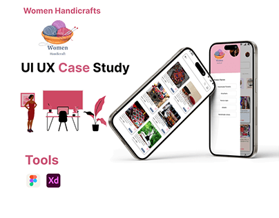 Handicraft app for women case study ui ux