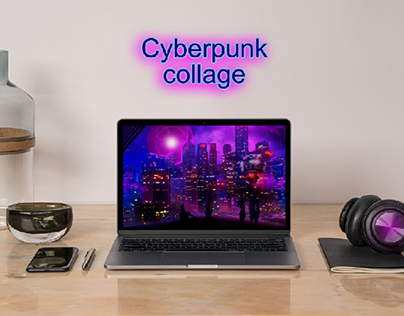 Cyberpunk collage