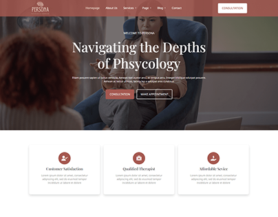 Persona - Psychology & Counseling HTML Template
