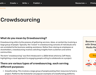 crowdsourcing meaning