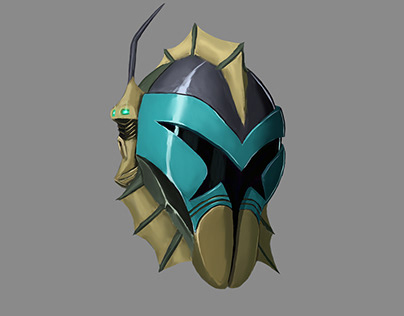 Mandalorian helmet studies - 2022 Concept art class