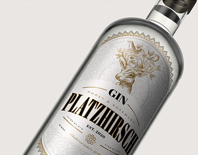 PLATZHIRSCH Gin / Branding