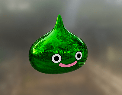 Grass Type Slime in Dragon Quest ドラクエ草タイプスライム No.72