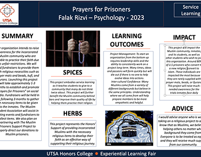 Prayers for Prisoners - Falak Rizvi Civic Ethos