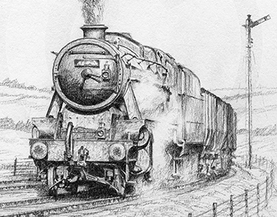 Railway Pencil Sketches