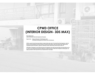 Interior Design of CPWD Office