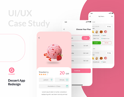 Sweets mobile app UI | UX