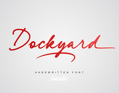 FREE | Dockyard - Handwritten Font