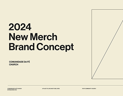 New Merch - Brand Concept - 2024 - Comunidade da Fé