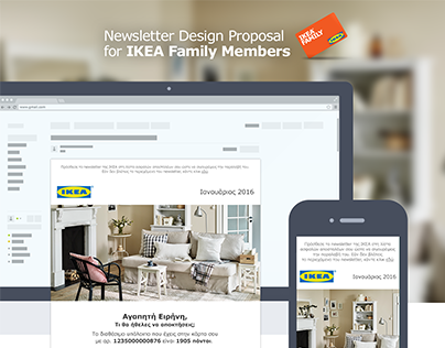 Newsletter Proposal for IKEA Family Members