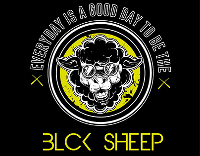 BLCK SHEEP Tshirt Design