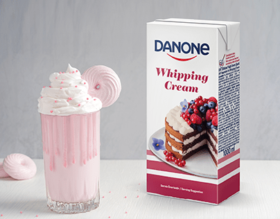 Danone Whipping Cream l Packaging