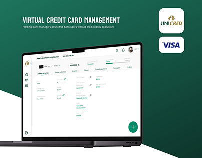 Visa Card management - Unicred