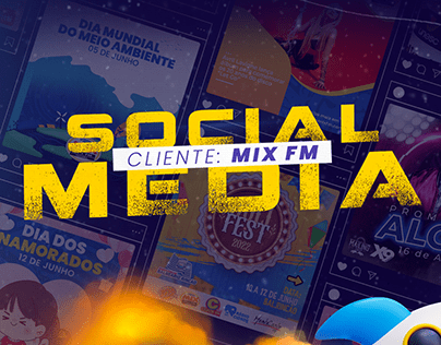 Social Media para rádio Mix FM Criciúma