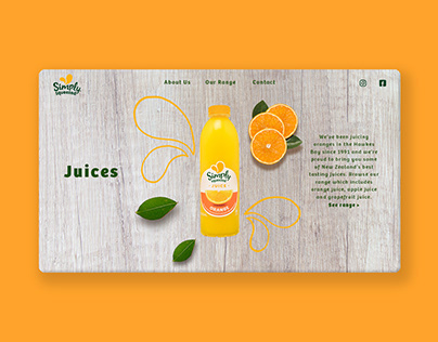 Simply Squeezed || Website Redesign