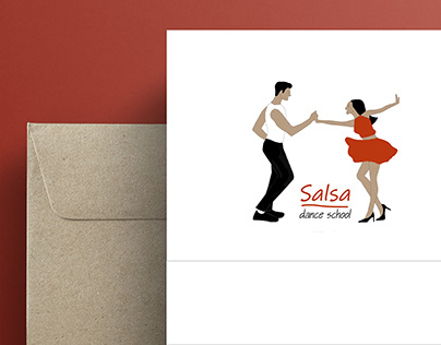 Salsa dance school. Logo