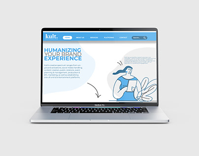 Redesigning Kult Creative Productions' website