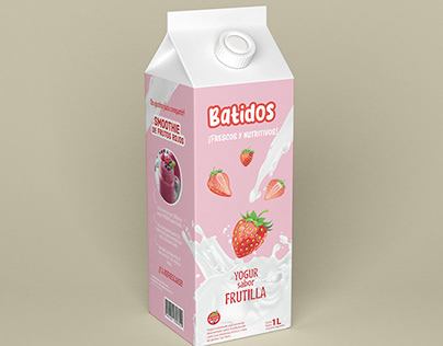Packaging design - Yogurt Batidos